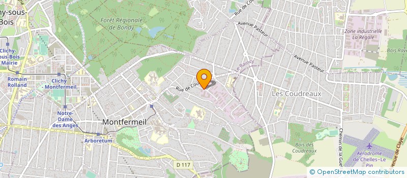 localisation de l'entreprise AMC IDF à MONTFERMEIL