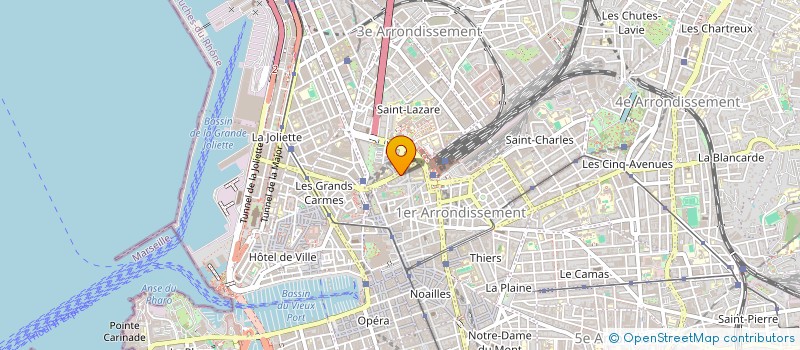 localisation de l'entreprise AMC IMMOBILIER à MARSEILLE
