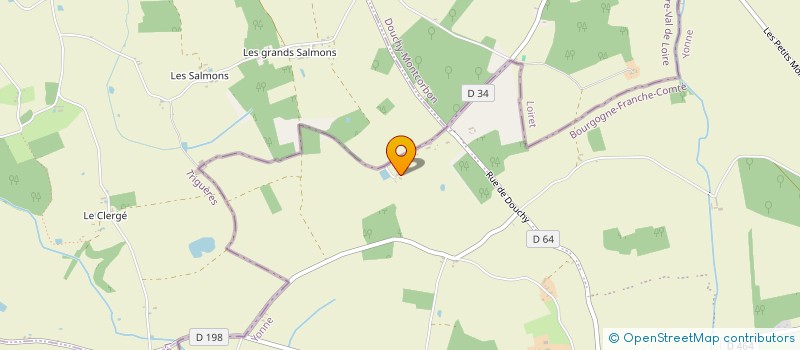 localisation de l'entreprise AMC INGENIERIE  CHARNY OREE DE PUISAYE