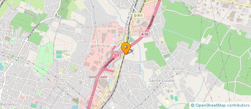 localisation de l'entreprise AMC INVEST  SAINTE-EULALIE