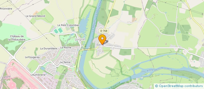 localisation de l'entreprise AMC INVEST  MONTREUIL-JUIGNE