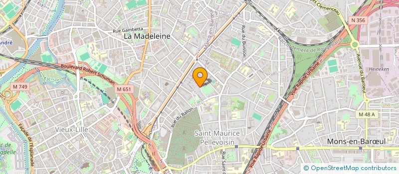 localisation de l'entreprise AMC INVESTISSEMENTS à LILLE