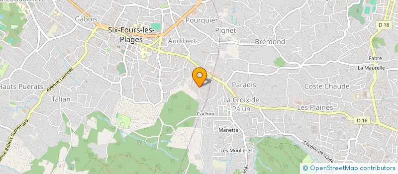 localisation de l'entreprise AMC INVESTISSEMENTS à SIX-FOURS-LES-PLAGES