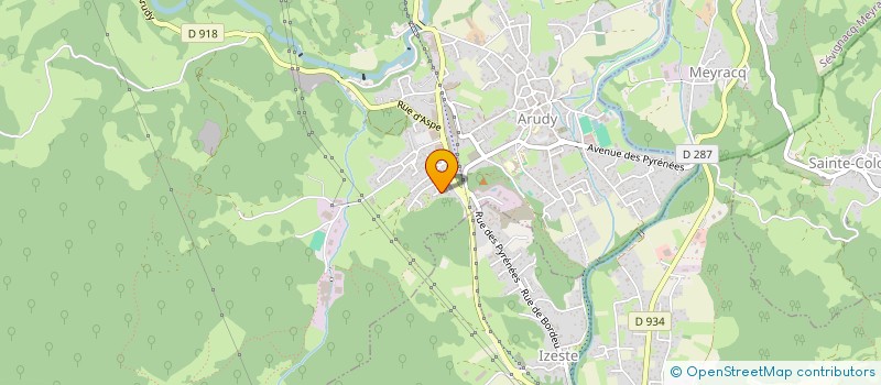 localisation de l'entreprise AMC LAVAGE  ARUDY