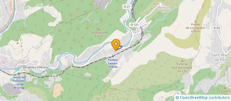 localisation de l'entreprise AMC LOC  PEILLON