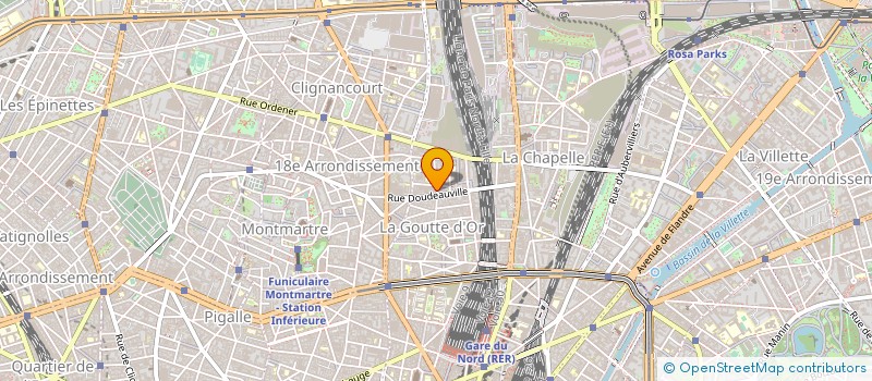 localisation de l'entreprise AMC-MO à PARIS 18