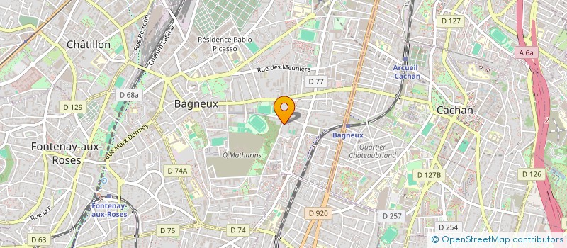 localisation de l'entreprise AMC MULTISERVICES à BAGNEUX