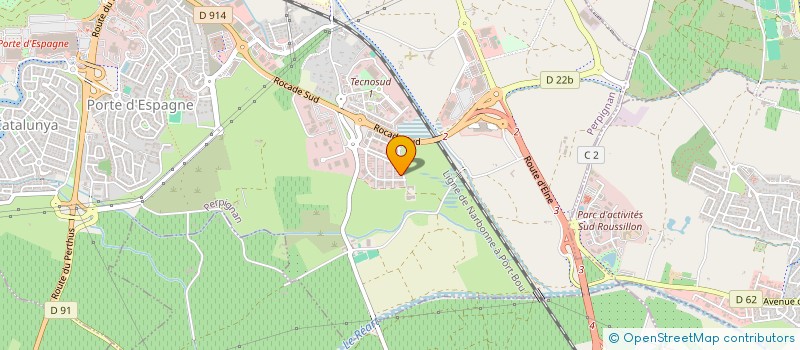 localisation de l'entreprise AMC NATURAL DRINKS FRANCE  PERPIGNAN