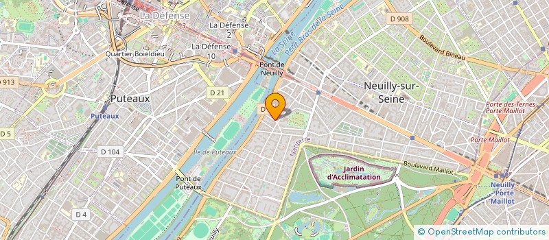 localisation de l'entreprise AMC PATRIMOINE à NEUILLY-SUR-SEINE