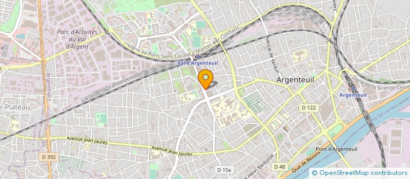 localisation de l'entreprise AMC PRIVE  ARGENTEUIL