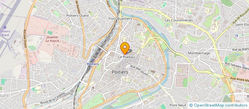 localisation de l'entreprise AMC PRODUCTION  POITIERS