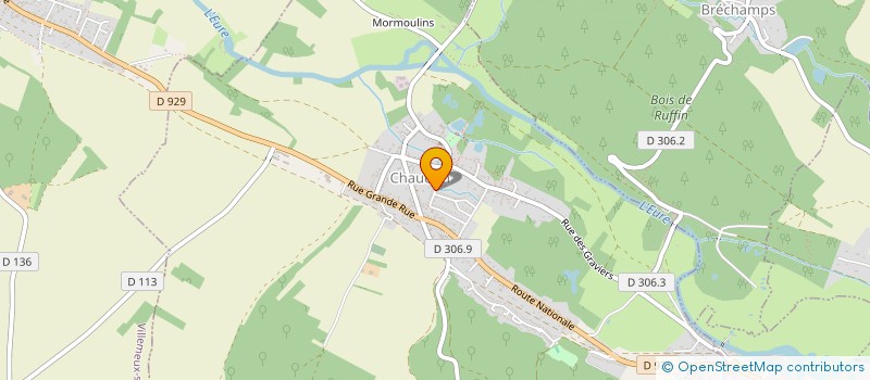 localisation de l'entreprise AMC RENOVATION ET ENVIRONNEMENT à CHAUDON
