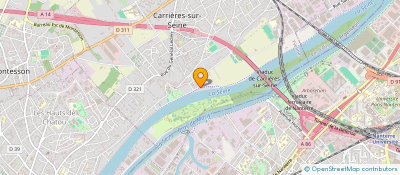 localisation de l'entreprise AMC-RESSOURCES à CARRIERES-SUR-SEINE
