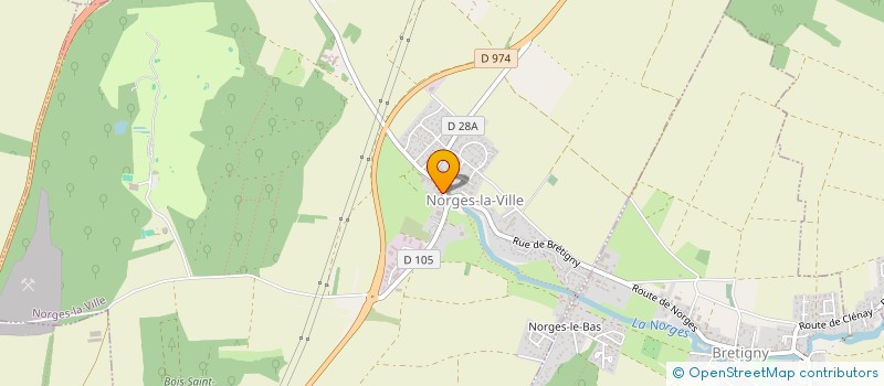 localisation de l'entreprise AMC ROSSIGNOL  NORGES-LA-VILLE