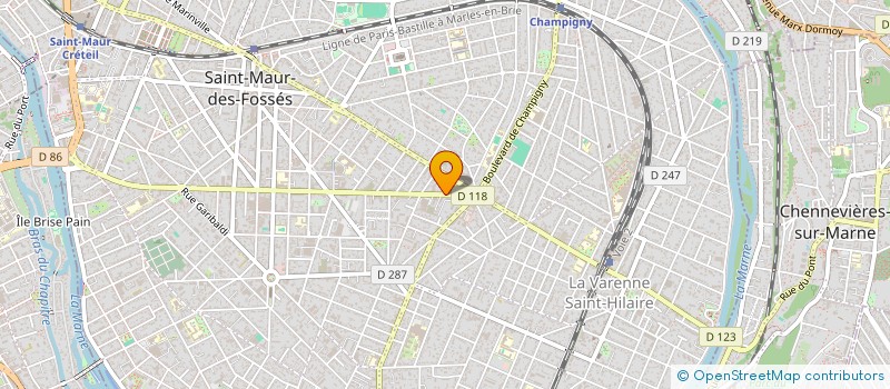 localisation de l'entreprise AMC TRANSPORTS à SAINT-MAUR-DES-FOSSES