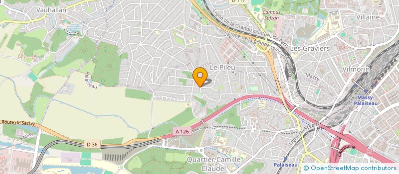 localisation de l'entreprise AMC TRAVAUX à PALAISEAU