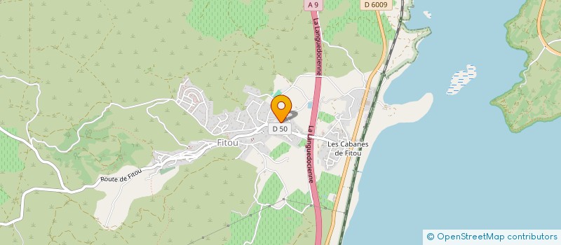 localisation de l'entreprise AMC TRAVAUX PUBLICS  FITOU