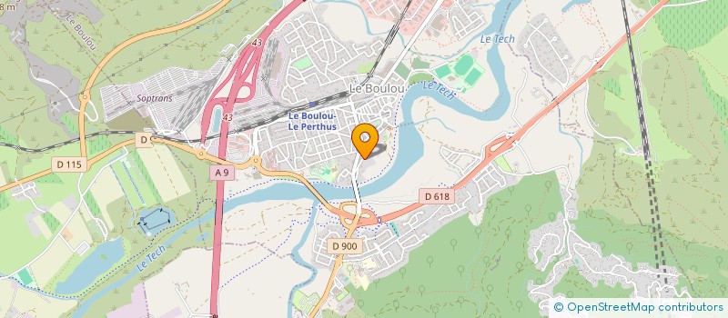 localisation de l'entreprise AMC2 ASSISTANCE MAITRISE CONSEIL CONCEPTION  LE BOULOU