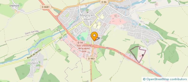 localisation de l'entreprise AMCA  MAGNY-EN-VEXIN