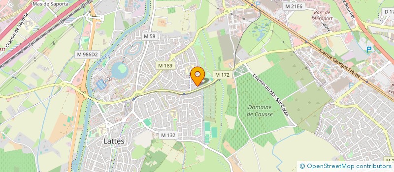 localisation de l'entreprise AMCAF à LATTES