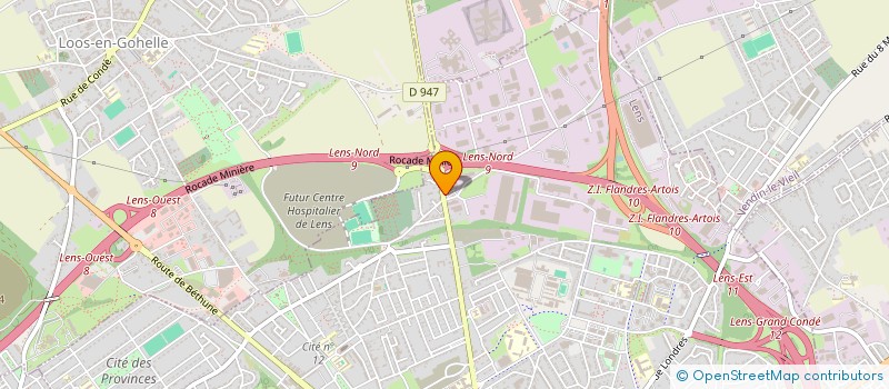 localisation de l'entreprise AMCAKE2  LENS