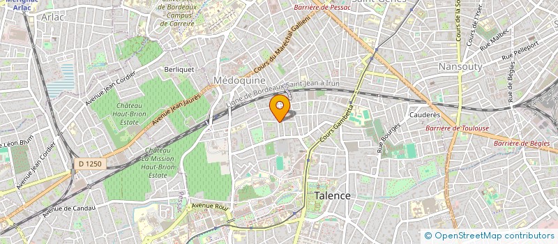 localisation de l'entreprise AMCARA  TALENCE