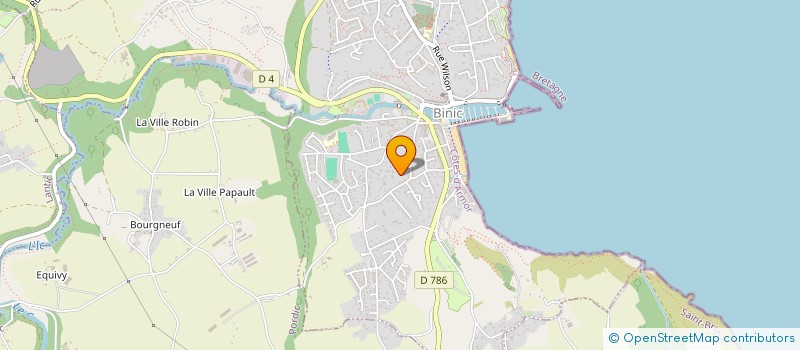 localisation de l'entreprise AMCB COUINEAUX  BINIC-ETABLES-SUR-MER