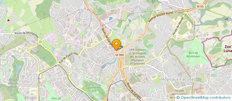 localisation de l'entreprise AMCC à MONTPELLIER