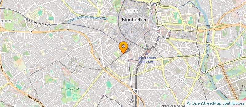 localisation de l'entreprise AMCC à MONTPELLIER