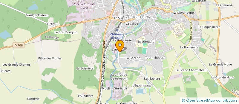 localisation de l'entreprise AMCC PRIOUL  AUZOUER-EN-TOURAINE