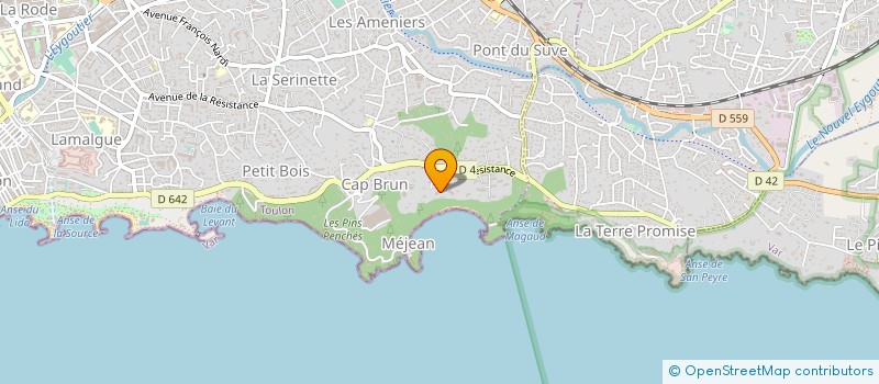 localisation de l'entreprise AMCD à TOULON