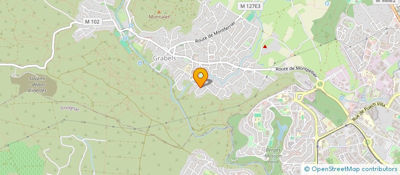 localisation de l'entreprise AMCD  GRABELS