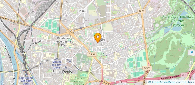 localisation de l'entreprise AMCD AUTO à SAINT-DENIS