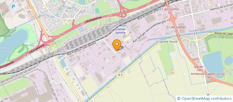 localisation de l'entreprise AMCE  GRANDE-SYNTHE