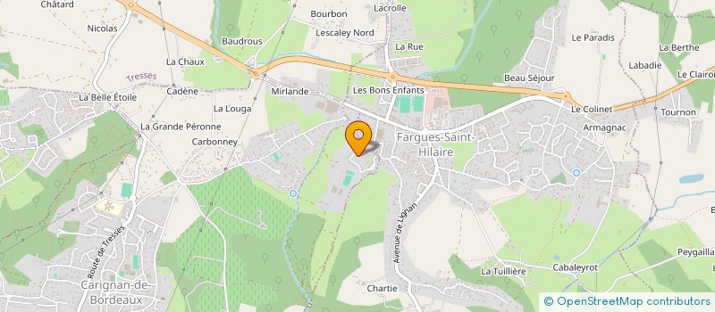 localisation de l'entreprise AMCE à CARIGNAN DE BORDEAUX