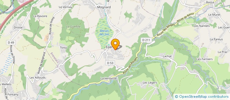 localisation de l'entreprise AMCECA  ENTRELACS