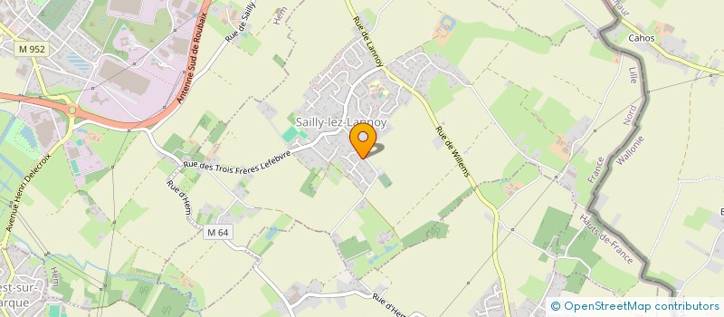 localisation de l'entreprise AMCELL  SAILLY-LEZ-LANNOY