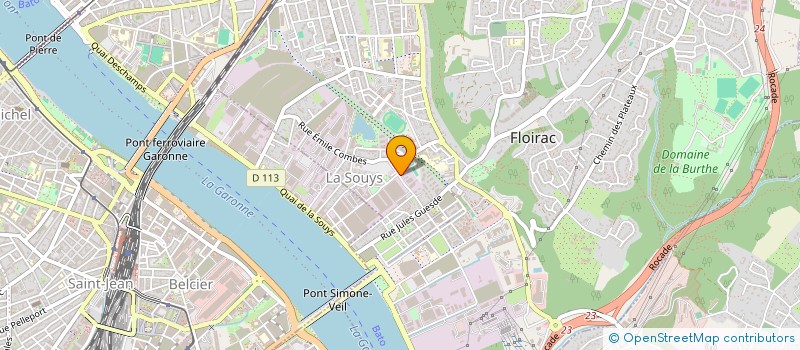 localisation de l'entreprise AMCES à FLOIRAC