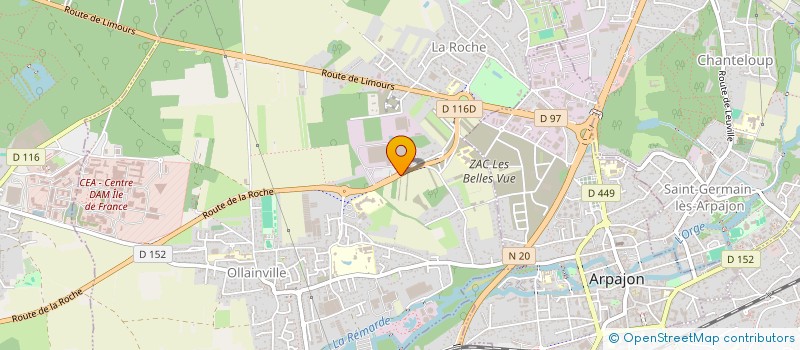 localisation de l'entreprise AMCF  OLLAINVILLE