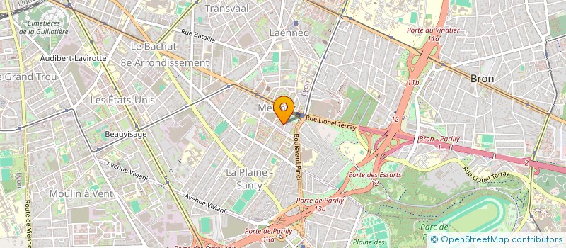 localisation de l'entreprise AMCF AIR MONTAGE CHAUD FROID  LYON