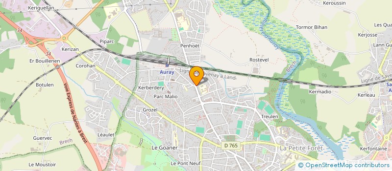 localisation de l'entreprise AMCG à AURAY