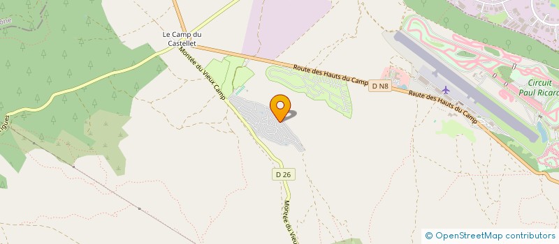 localisation de l'entreprise AMCG 83 à LE CASTELLET