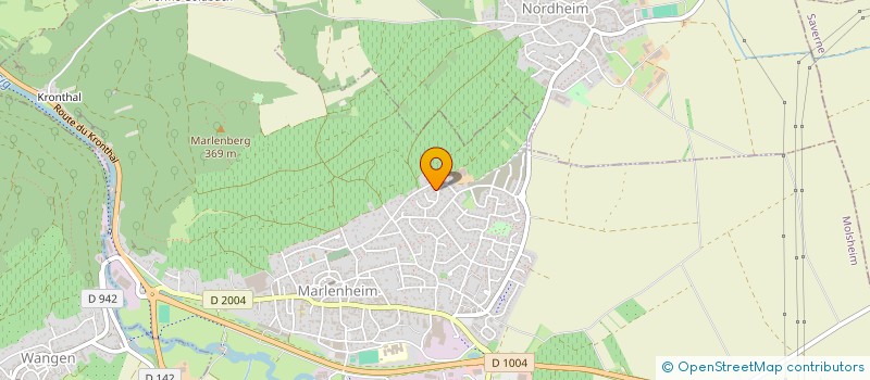 localisation de l'entreprise AMCG FINANCES  MARLENHEIM