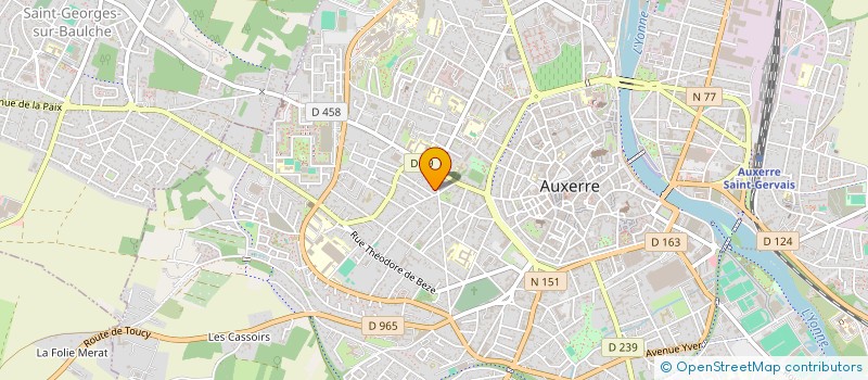 localisation de l'entreprise AMCHA à AUXERRE