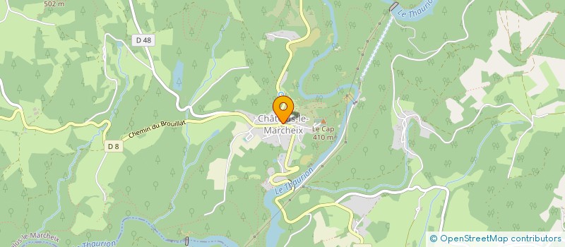 localisation de l'entreprise AMCHAT à CHATELUS-LE-MARCHEIX