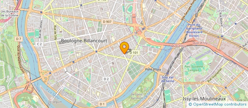 localisation de l'entreprise AMCI à BOULOGNE-BILLANCOURT