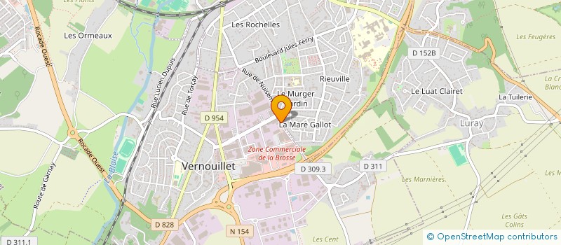 localisation de l'entreprise AMCI INDUSTRIE à VERNOUILLET