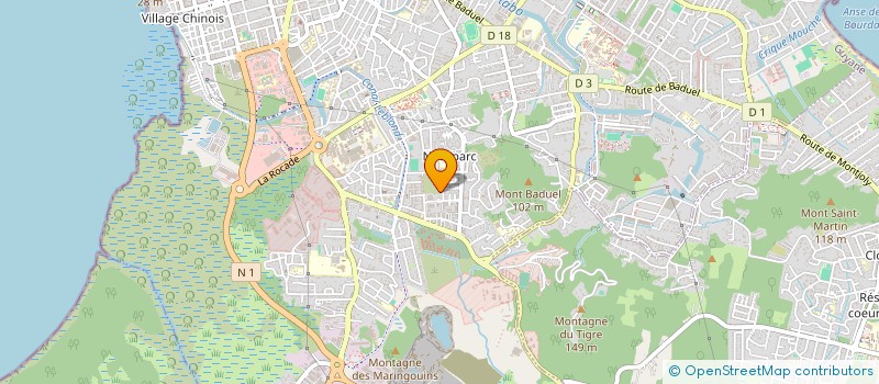 localisation de l'entreprise AMCI3 CONSULTING  CAYENNE