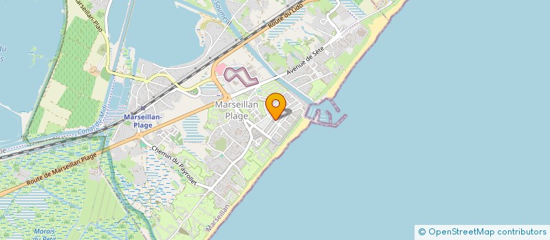 localisation de l'entreprise AMCIE à MARSEILLAN