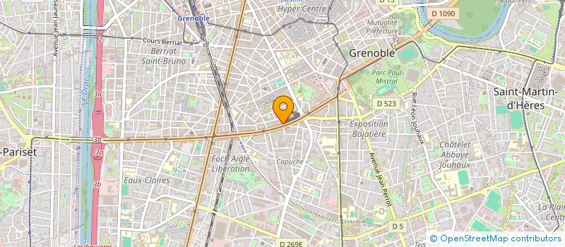 localisation de l'entreprise AMCIL à GRENOBLE